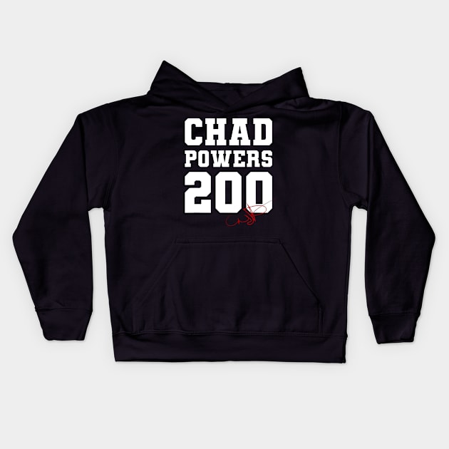 Chad Powers 200 Kids Hoodie by moringart